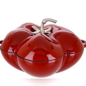 Rare Ltd Edition Cast-Iron Tomato Cocotte, Red